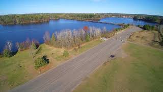 leaves are down, typhoon in Tomahawk