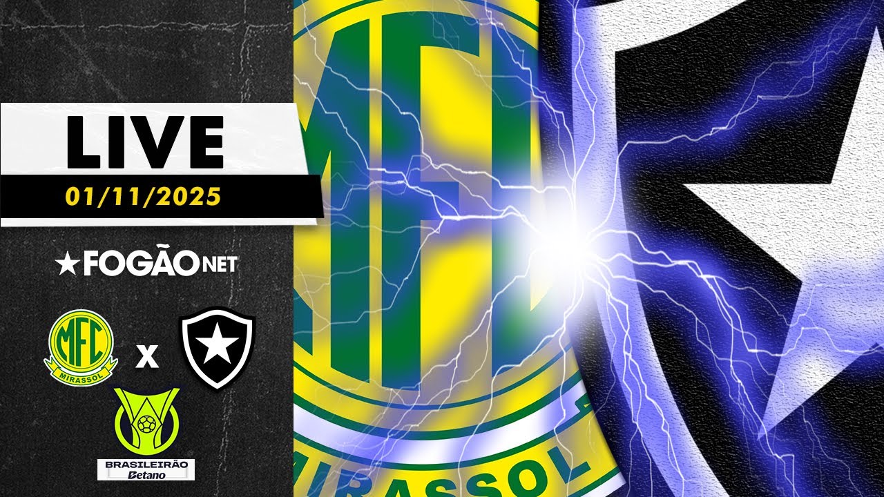 LIVE | Pré-jogo de Mirassol x Botafogo pela 31ª rodada do Campeonato Brasileiro
