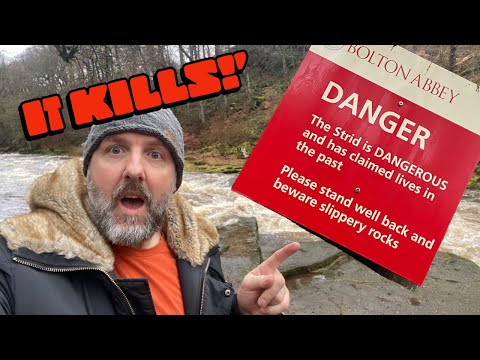 The Strid In winter! The most dangerous river in the world.Plus a lovely bridge and waterfall!