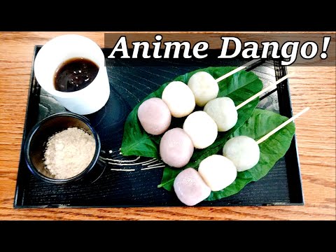 How to make Dango, as seen in Anime! (Chewy Bouncy Rice Ball Recipe)