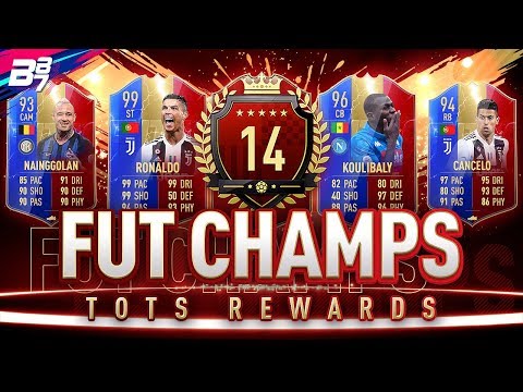 TOP 100 FUT CHAMPIONS REWARDS x2! 11 TOTS PACK! | FIFA 19 ULTIMATE TEAM