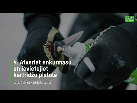 Montāža ar enkurmasu (ķīmisko enkuru)