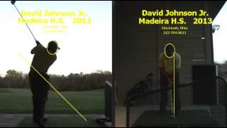 preview picture of video 'David Johnson Jr.   Cincinnati, Ohio  College Golf Video'