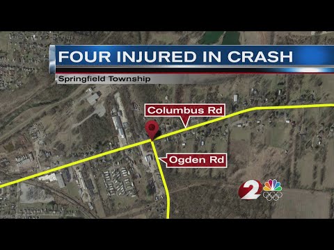 4 seriously injured after Springfield crash