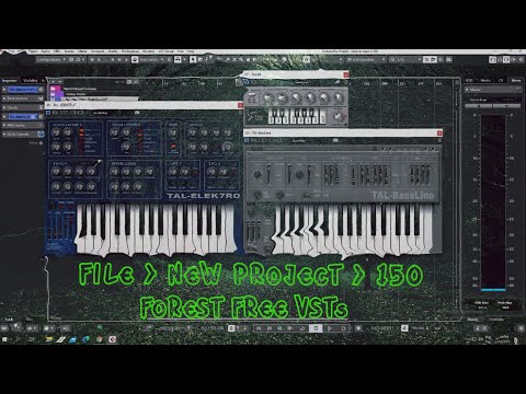 WorkFlow - Del Torto - Psychedelic Music Production - Trk 2 Pt 1 Forest Bass and Sounds Free Plugins