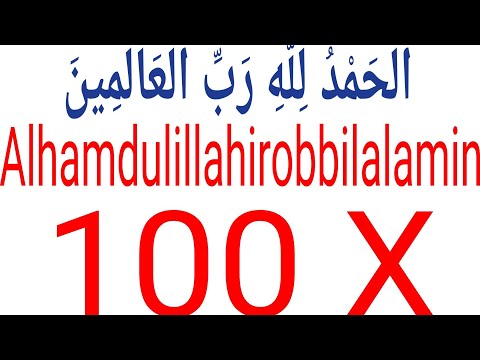 Alhamdulillah 100x
