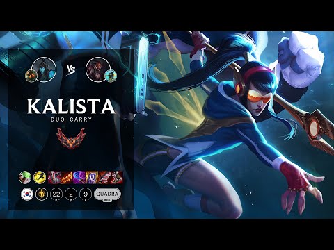 Kalista ADC vs Lucian - KR Grandmaster Patch 12.9