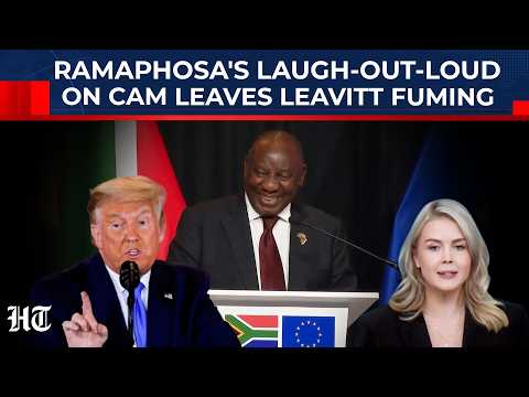 Ramaphosa Shreds Trump’s G20 Credibility With Epic Laugh, Karoline Leavitt Rushes For Damage Control
