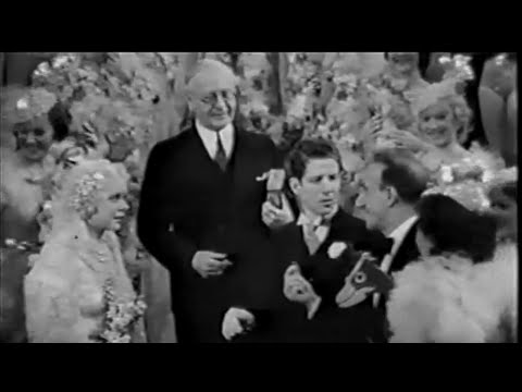 The end scene to George Whites scandals (1934). Rudy Vallee and Alice Faye