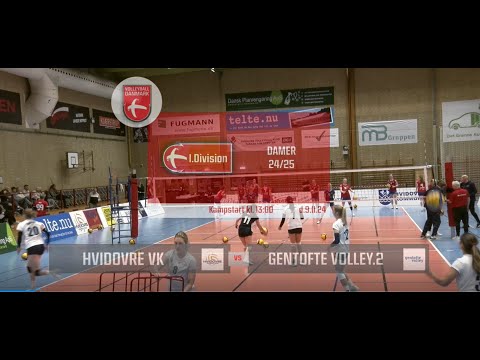 Hvidovre VK vs Gentofte volley 2 1 div  damer   09 november 2024