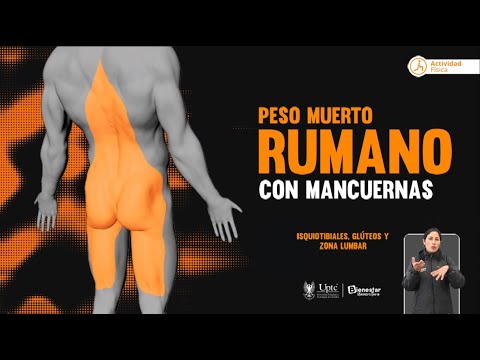 9 Peso muerto rumano con mancuernas