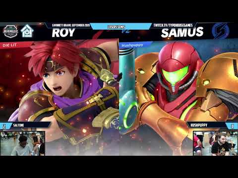 Gwinnett Brawl September 2019 - SaltOne(Roy) VS Hushpuppy(Ryu/Samus) - Losers Semis