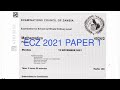ECZ Internal 2021 Paper 1
