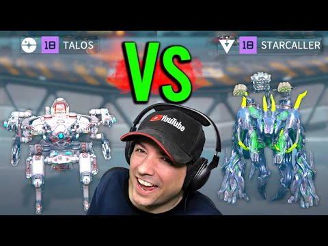 TALOS Vs STARCALLER - Armor Attack Gameplay Robot Comparison