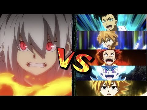 Spriggan Requiem VS The Big Five | Beyblade Burst Battle