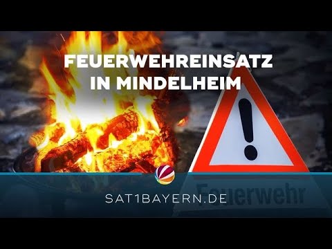 Grill-Feuer in Mindelheim: Romantik endet mit Feuerwehreinsatz
