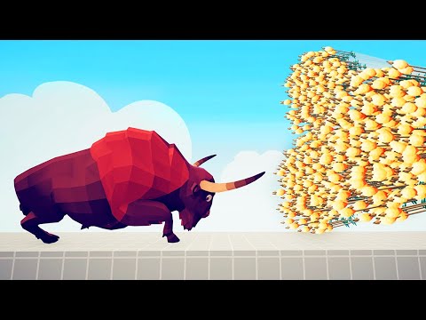 GIANT BISON vs EVERY MULTI ARROW | TABS - Totally Accurate Battle Simulator