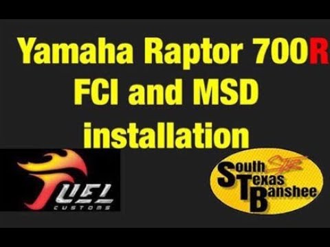 How to install Yamaha Raptor 700R FCI Intake MSD Fuel controller