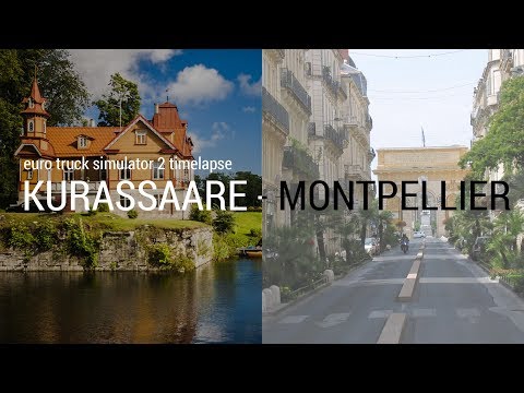 ETS2 - Estonia to South France Timelapse