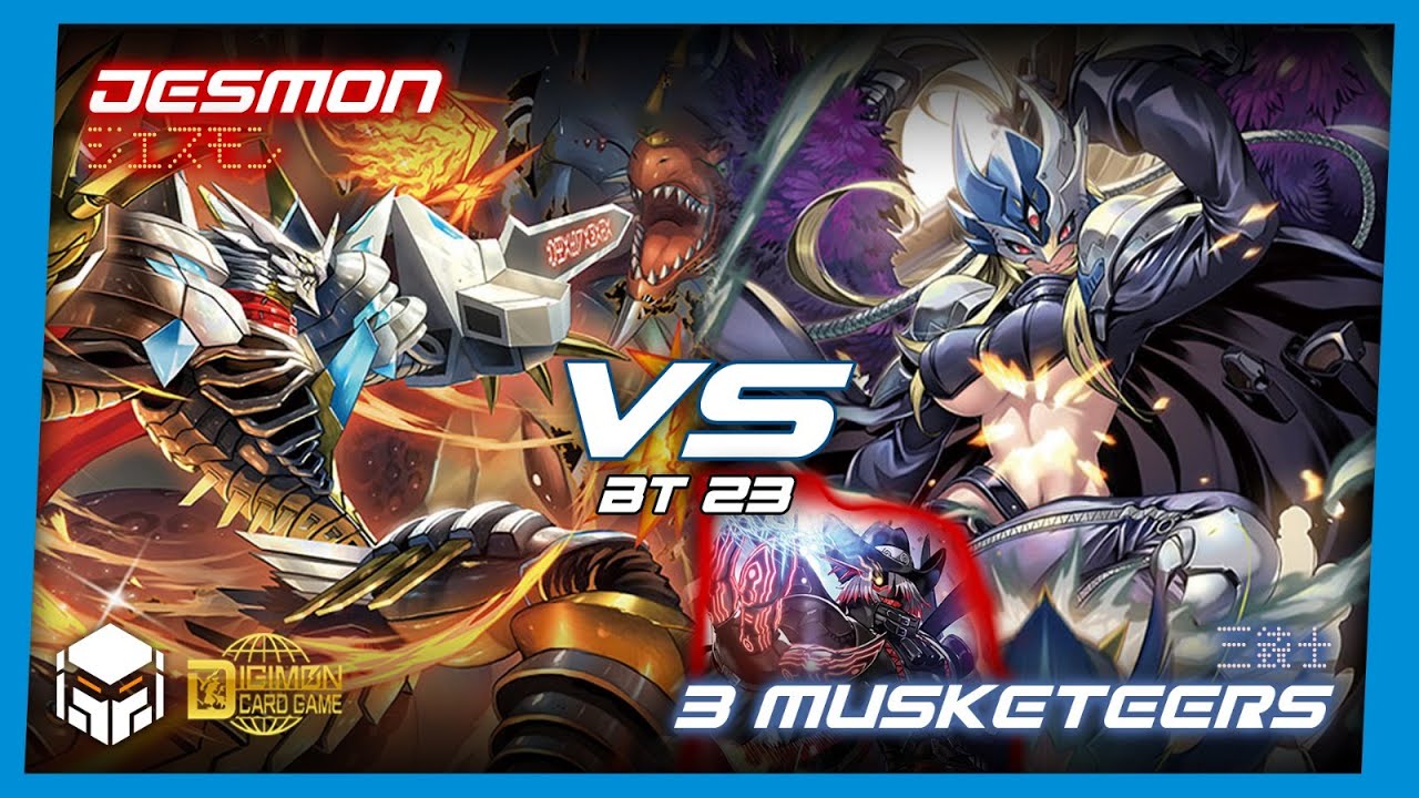 Jesmon vs Three Musketeers [Digimon Card Game & TCG BT23]