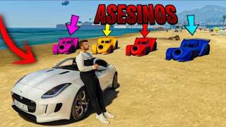4 VIGILANTES vs MI JAGUAR DE LA VIDA REAL! BRUTAL! - GTA 5 ONLINE