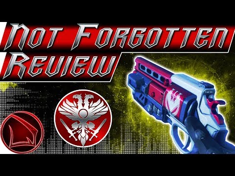 Destiny 2: Not Forgotten In Depth Review – Forsaken Hand Cannon Quest Grind & PvP Gameplay Video