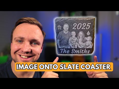 Engraving an Image onto a Slate Coaster with the xTool F2 (Beginner Project Series)
