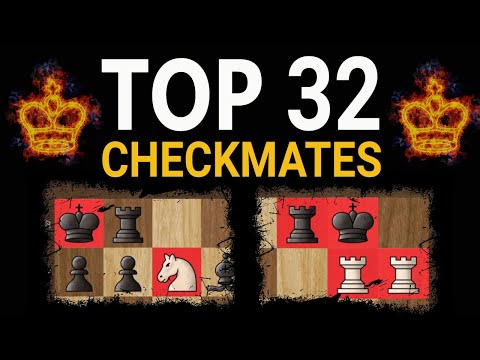 Top 32 Checkmates You Must Know | Basic Mating Patterns, Chess Tactics, Moves & Ideas to Win