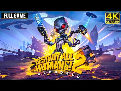 Destroy All Humans! 2: Reprobed - Full Game Walkthrough (PS5) 4K 60FPS - 100%