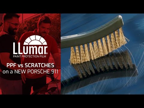PPF vs SCRATCHES on a NEW PORSCHE 911 | LLumar Paint Protection Film Put to the Test