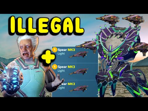 OMG! Illegal SPEAR & OTTO Bug! Khepri War Robots Gameplay WR Mk3