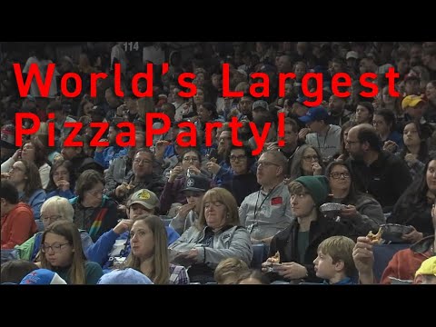 New WORLD record for biggest pizza party set in Tulsa!