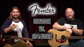 Video thumbnail for Fender CD60SCE vs. CD140SCE | Two Quality Affordable Guitars by Alamo Music Center