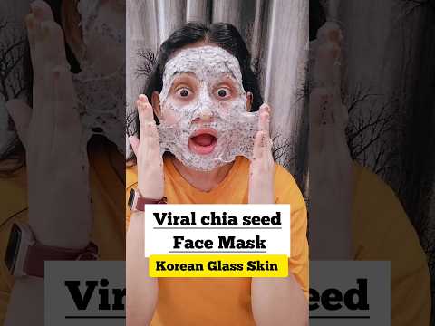 Viral Tik Tok Chia Seed FaceMask For Instant Glow #shorts #tiktok #viral #chiaseeds #facemask #trend