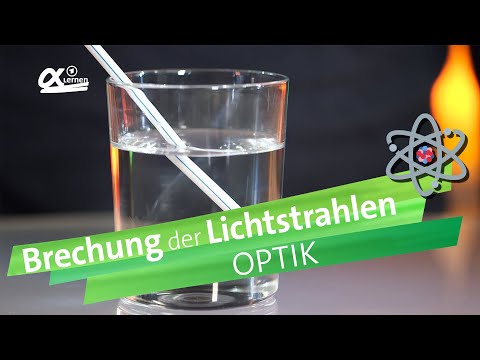 Brechung der Lichtstrahlen | einfach erklärt | alpha Lernen erklärt Physik