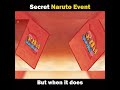 Secret Naruto Event