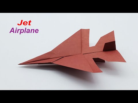 How To Make a Jet Paper Airplane That Flies Far And Fast