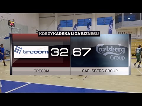 Trecom vs Carlsberg Group - VII kolejka - II Liga Poznań - Koszykarska Liga Biznesu