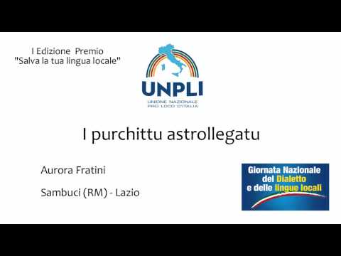I purchittu astrollegatu - Aurora Fratini - Sambuci (RM) - Lazio