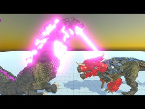SHINGODZILLASAURUS VS DINOSAURUS EPIC BATTLES - ANIMAL REVOLT BATTLE SIMULATORS