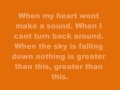 Love Never Fails -Brandon Heath- With lyrics ...