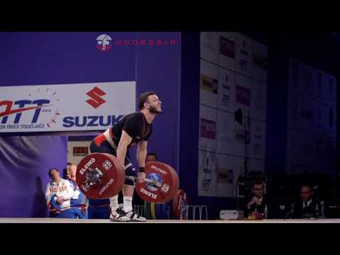 Sergey Petrov (77) - 180kg Clean and Jerk @ 2017 European Championships