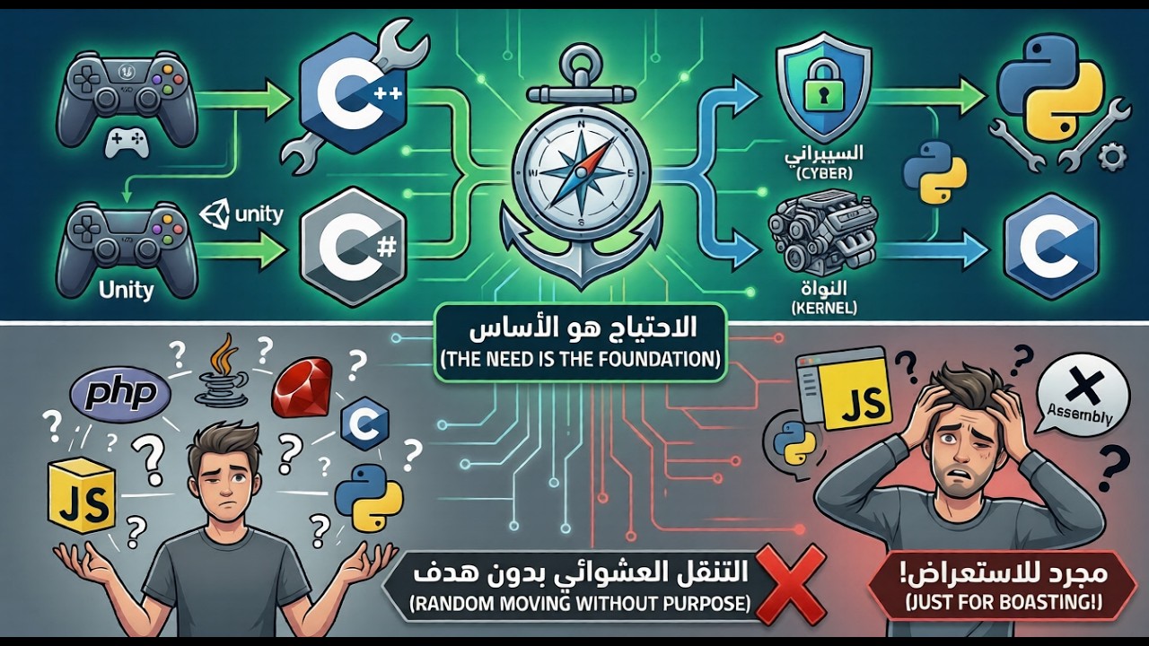 متى يجب أن تنتقل إلى لغة برمجة أخرى؟ (القاعدة الذهبية).