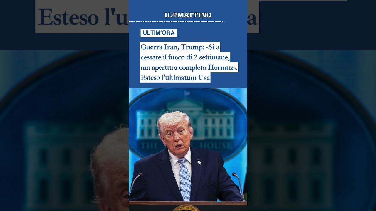 Guerra Iran, Trump: «Sì a cessate il fuoco di 2 settimane, ma apertura completa Hormuz»