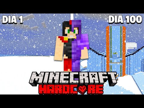 invictor - I survived 100 DAYS in Minecraft Hardcore in a World ONLY of ICE and SNOW 😱 INVICTOR