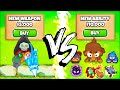WEAPON vs ABILITIES ONLY Upgrade Monkey CHALLENGE in BTD 6!