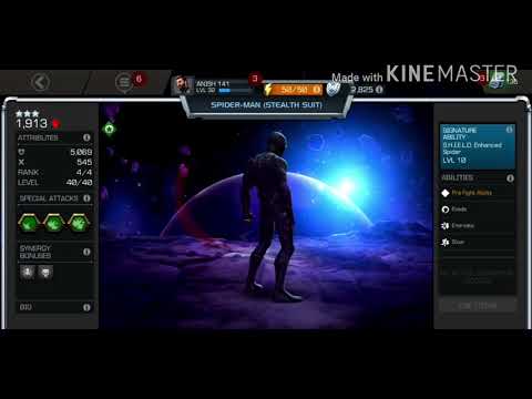 My 3 star max rank spiderman stealth suit- marvel contestant of champions