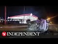 Bodycam footage shows wreckage of crash after teen allegedly drove at 150mph