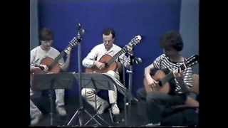 Alberto Cogo, Davide Ficco, Carmelo Lacertosa Guitar Trio, historical 1983 promo-video