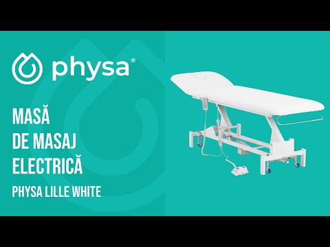video - Masă de Masaj Electrică - 100 W - 200 kg - White